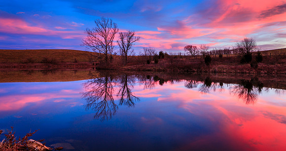 Lake sunset