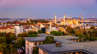 Istanbul skyline after sunset