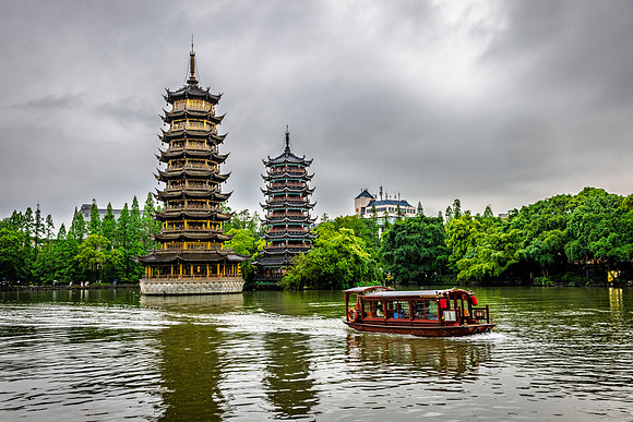 Sun and Moon Pagodas