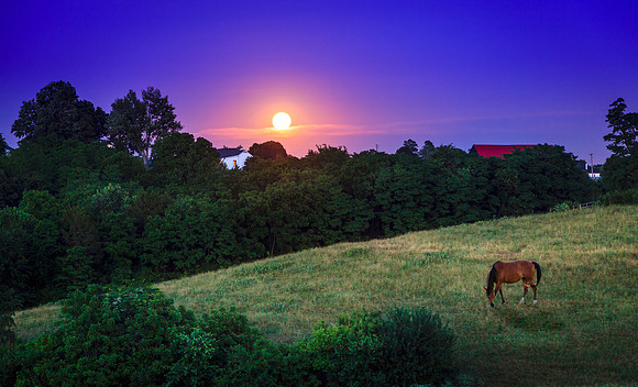 Kentucky moonrise