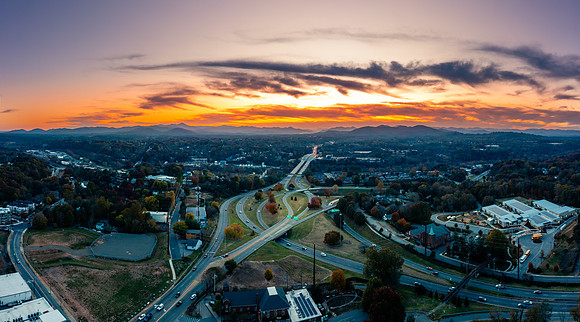 Sunset over Smokies