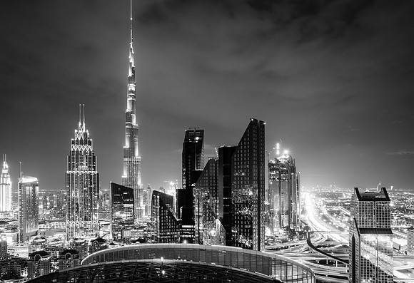 Dubai downtown skyline