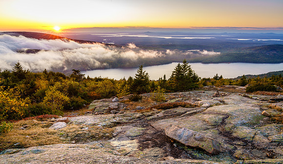 Sunset on Cadillac Mountain